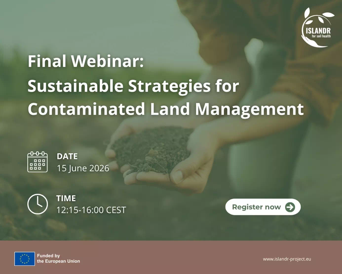 image de Final ISLANDR Webinar: Sustainable Strategies for Contaminated Land Management Webinar
